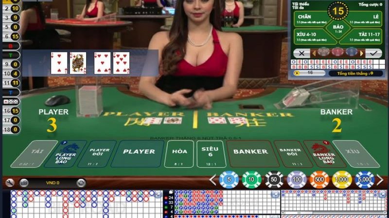 Cách tính trong baccarat